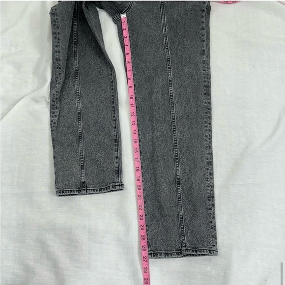 Madewell size 28 The Perfect Vintage Straight Jean Meaford Wash Seamed Edition - Picture 13 of 14